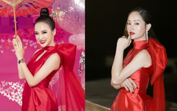 Màn đụng hàng thú vị: Mẹ bỉm sữa Lan Phương - Angela Phương Trinh - Tường San, ai 'cân' nổi chiếc váy này? Ảnh 2