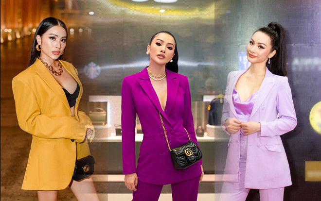 Muốn vừa sang vừa gợi cảm lại cá tính hãy học ngay cách mặc suit của Yaya Trương Nhi Ảnh 2