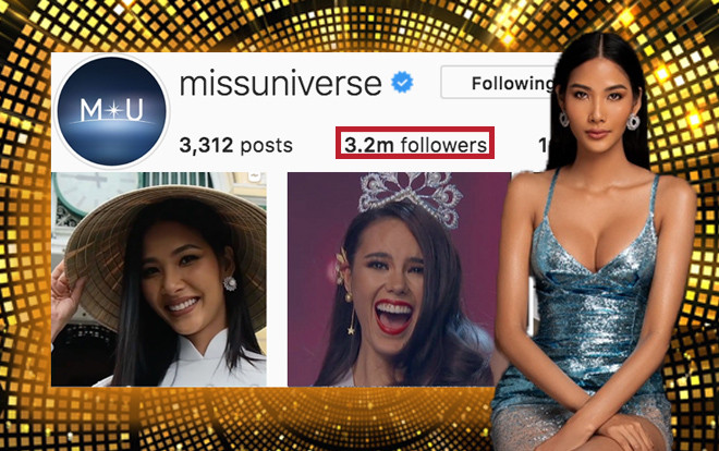 Hoàng Thùy mặc áo dài trắng, đội nón lá 'chiếm sóng' Instagram 3 triệu followers của Miss Universe Ảnh 2