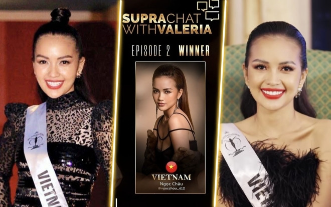 Ứng xử tiếng Anh xuất sắc, Ngọc Châu chiến thắng SupraChat, liên tiếp lập thành tích tại Miss Supranational 2019 Ảnh 2