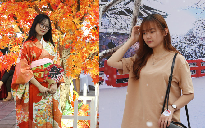 Người trẻ đua nhau check-in, thích thú trải nghiệm văn hóa Nhật giữa lòng Hà Nội Ảnh 2