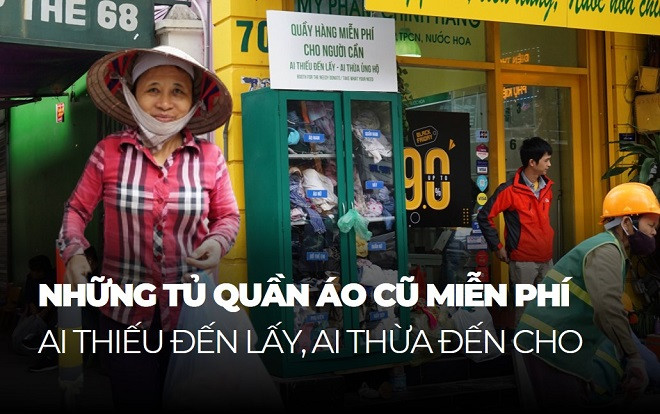 Ấm lòng những tủ quần áo miễn phí cho người lao động nghèo giữa thủ đô Hà Nội Ảnh 2