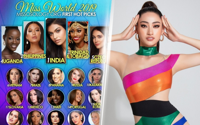 Liên tục ghi điểm, Lương Thùy Linh được Missosology ưu ái xếp vào Top 6 Miss World 2019 Ảnh 2