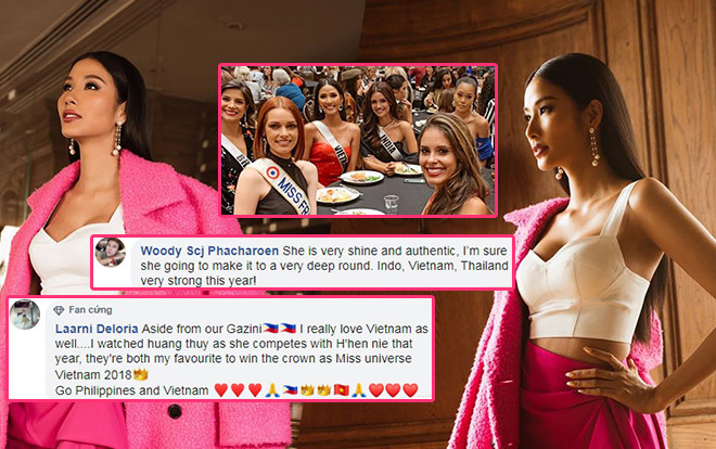 Hoàng Thùy 'chơi trội' váy áo, fan quốc tế khen ngợi: 'Ngoài hoa hậu nước mình, tôi thích Việt Nam nhất' Ảnh 2