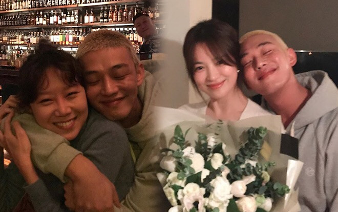 Yoo Ah In tựa đầu ôm ấp Song Hye Kyo và Gong Hyo Jin: Được cả 2 chị đẹp ủng hộ cổ vũ! Ảnh 2