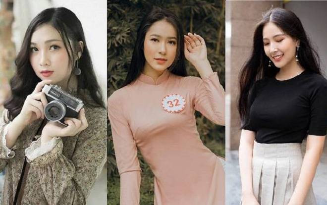 Nhan sắc xinh đẹp cùng bảng thành tích đáng nể của 3 cô nàng tân Hoa khôi thế hệ mới tại các trường ĐH danh tiếng Hà Nội Ảnh 2