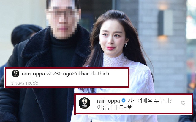 Kim Tae Hee tái xuất, Bi Rain khiến dân tình phát sốt khi bình luận 'tâng bốc' bà xã Ảnh 2