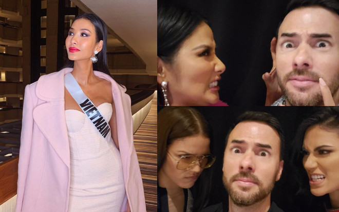 Không nhịn được cười với biểu cảm lầy lội hài hước của Hoàng Thùy ở Miss Universe, Glam shot đây rồi! Ảnh 2