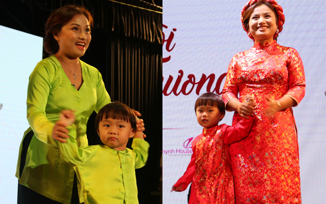 Mặc kệ mẹ Quỳnh Trần xúc động, bé Sa vẫn một mình 'quậy banh' sân khấu buổi offline Ảnh 2