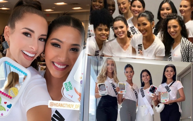 Hoàng Thùy ghi điểm nhờ áo váy 'đúng bài': Giản dị vẫn rạng rỡ, hoạt động thiện nguyện tại Miss Universe 2019 Ảnh 2