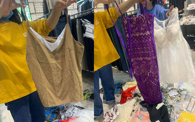 Đặt mua quần áo mùa đông làm từ thiện cho người nghèo vùng cao, cô gái ‘cay đắng’ nhận về hết áo hai dây rồi lại váy ren Ảnh 2