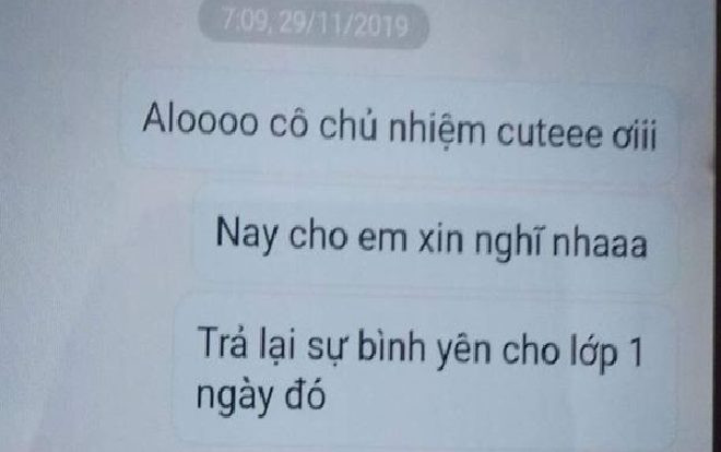 Làm đơn nghỉ học thời 4.0: Mở lời 'ngọt như đường' qua tin nhắn điện thoại thôi là được cô giáo chấp thuận Ảnh 2