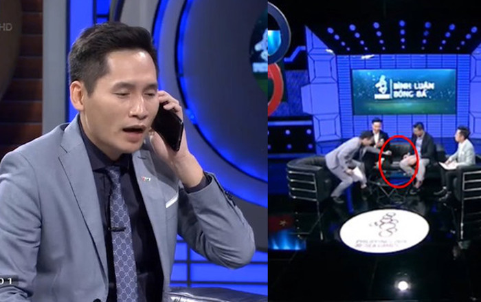 Không cố ý cợt nhả Bùi Tiến Dũng, BLV Quốc Khánh được minh oan đang 'giải nguy' cho khách mời trên sóng truyền hình? Ảnh 2