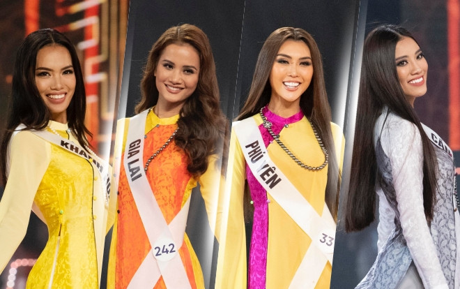 Top 44 Miss Universe Vietnam 2019 trình diễn Áo dài: Phần thi rực rỡ và độc đáo nhất! Ảnh 2