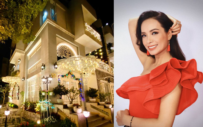 Xuýt xoa trước lâu đài ánh sáng đón noel của gia đình Thúy Hạnh - Minh Khang Ảnh 2