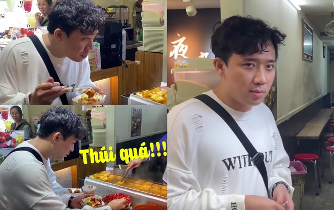 Trấn Thành trổ tài 'bắn tiếng Hoa', lần đầu ăn đậu hũ thối Đài Loan: 'Thối chóng mặt!' Ảnh 2