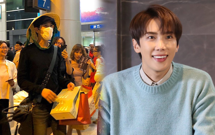 Đội nón lá đến TP.HCM, fan Việt vây kín Park Jung Min (SS501) tại sân bay Ảnh 2