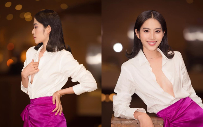 Nam Em diện mốt không nội y đi sự kiện, nhưng cách mix phối đồ mới gây chú ý đặc biệt Ảnh 2