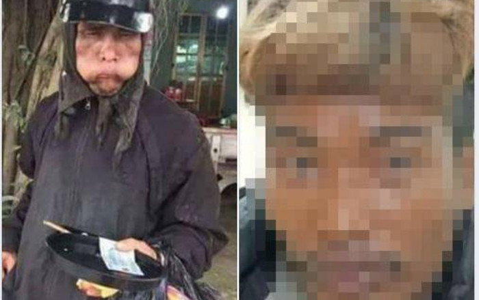 Sự thật ‘ăn mày mặt đen’ xuất hiện và bị bắt giữ ở Yên Bái Ảnh 2