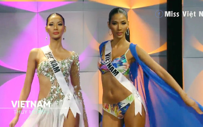 Ngắm thật kỹ màn Bamboo walk của Hoàng Thùy ở Bán kết Miss Universe, anti-fan cũng tâm phục Ảnh 2