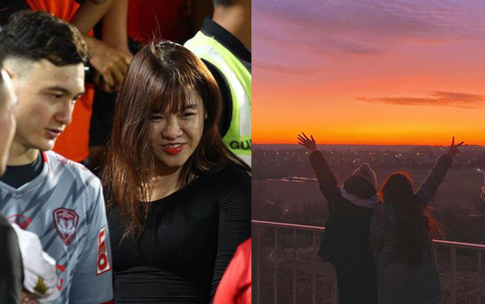 'Theo chân' Văn Lâm qua Nga ra mắt gia đình, Yến Xuân vẫn không quên chụp ảnh 'sống ảo' cùng em gái bạn trai Ảnh 2