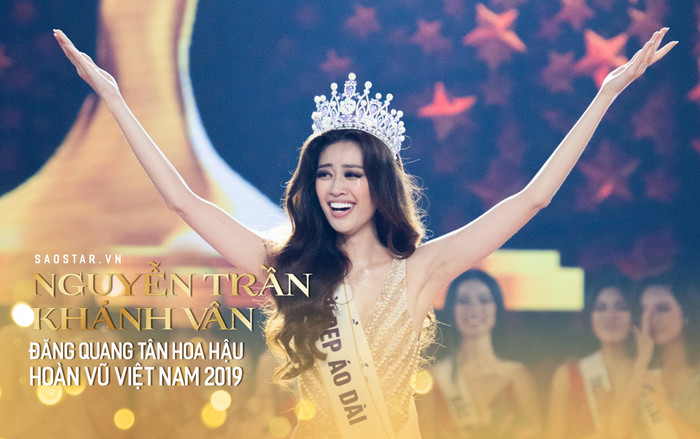 Khánh Vân đăng quang Hoa hậu Hoàn vũ Việt Nam 2019, Á hậu 1 - Kim Duyên, Á hậu 2 - Thúy Vân Ảnh 2