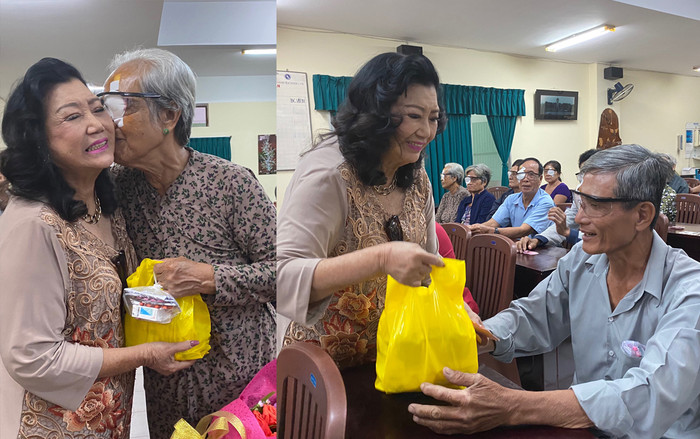 Vừa xuất viện về nhà, NSND Kim Cương gây xúc động khi giúp người nghèo mổ mắt Ảnh 2