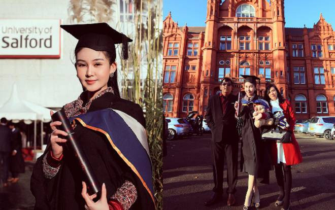 Người đẹp Lê Âu Ngân Anh rạng rỡ trong ngày nhận bằng tốt nghiệp Thạc sĩ loại ưu tại Anh Ảnh 2