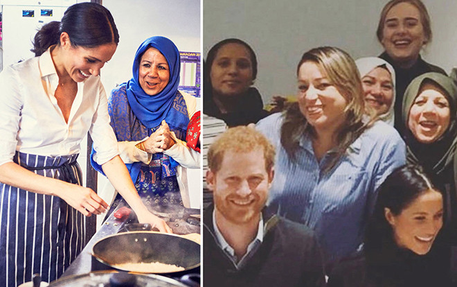 Hoàng tử Harry và Công nương Meghan gây xôn xao khi bất ngờ hội ngộ Adele Ảnh 2