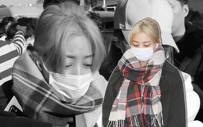 Fan lo lắng cho tình trạng của Jihyo (Twice): Mắt đỏ hoe, phải nhờ Sana và Chaeyoung dìu ra khỏi sân bay Ảnh 2