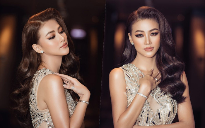 Phương Khánh quyến rũ khi diện đầm xuyên thấu, xẻ đùi táo bạo khoe đường cong Ảnh 2