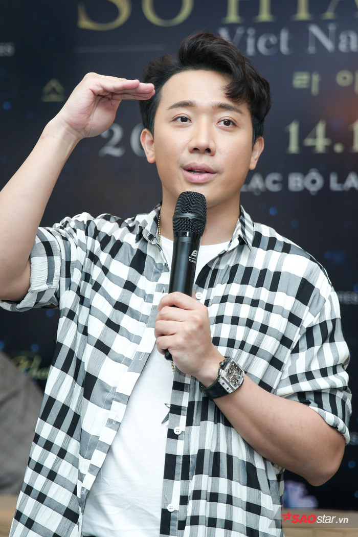 Một điều ít ai biết là Trấn Thành là người đã hỗ trợ ban tổ chức hết mình để có thể đưa So Hyang về Việt Nam thực hiện concert.