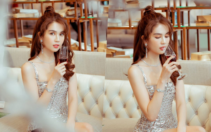 Ngọc Trinh khoe nhan sắc với chiếc đầm body ánh kim: Tinh tế đến không ngờ Ảnh 2