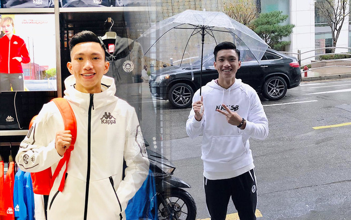 Thì ra Văn Hậu chính là 'nam thần' hàng hiệu cực sành điệu, giày đôi rẻ nhất cũng hơn chục triệu đồng Ảnh 2