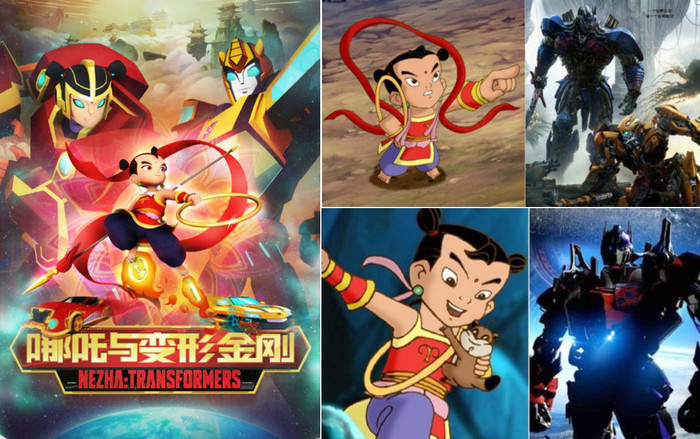 'Na Tra: Transformers' phiên bản Mỹ - Trung đăng poster chính thức, màn kết hợp giữa Na Tra và robot biến hình cực 'rối não' Ảnh 2