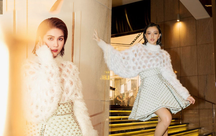 Không cao như Ngọc Trinh, nhưng Tú Hảo vẫn xuất sắc chẳng kém khi đụng váy Ảnh 2