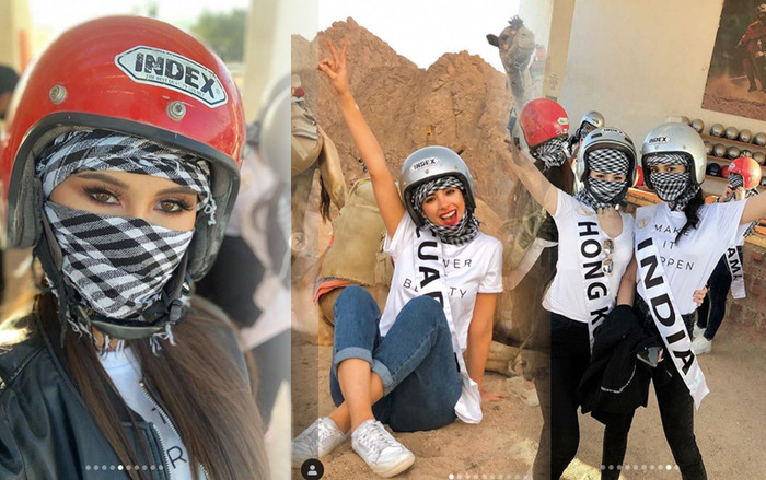 Món quà thời trang 'nhỏ nhưng có võ' của Á hậu Thúy An khiến loạt thí sinh thích thú 'tạo nét' ở Miss Intercontinental Ảnh 2