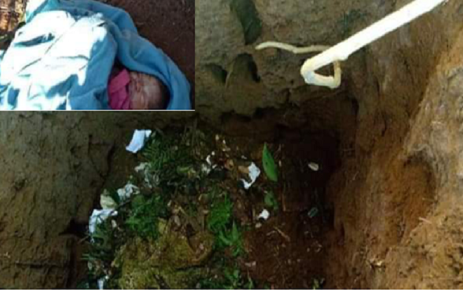 Xót xa bé gái 2 ngày tuổi nghi bị mẹ ruột vứt xuống hố phân sâu 2 mét Ảnh 2