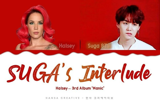 Suga nói về lần hợp tác với Halsey trong sản phẩm cá nhân: 'Tôi không biết tiếng Anh để giao tiếp với Halsey' Ảnh 2