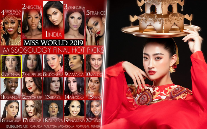Trước giờ G Chung kết: Lương Thùy Linh được dự đoán lọt Top 6, Ấn Độ là Miss World 2019 Ảnh 2