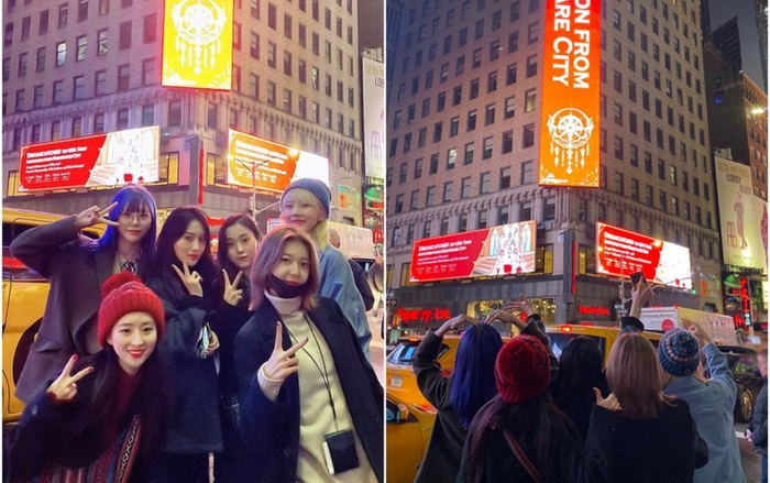 Fan Dream Catcher thuê hẳn quảng cáo tại quảng trường thời đại Mỹ để chúc mừng nhóm Ảnh 2