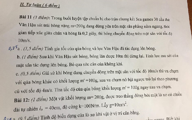 Sau khi ghi bàn ở trận chung kết Sea Games 30, Văn Hậu thậm chí còn ‘sút tung’ đề thi học kỳ của các cô cậu học trò Ảnh 2