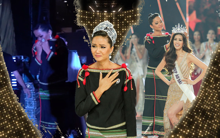 Fan xúc động trước khoảnh khắc H'Hen Niê kéo áo Ê Đê vội lau nước mắt chia tay ngôi vị hoa hậu Ảnh 2