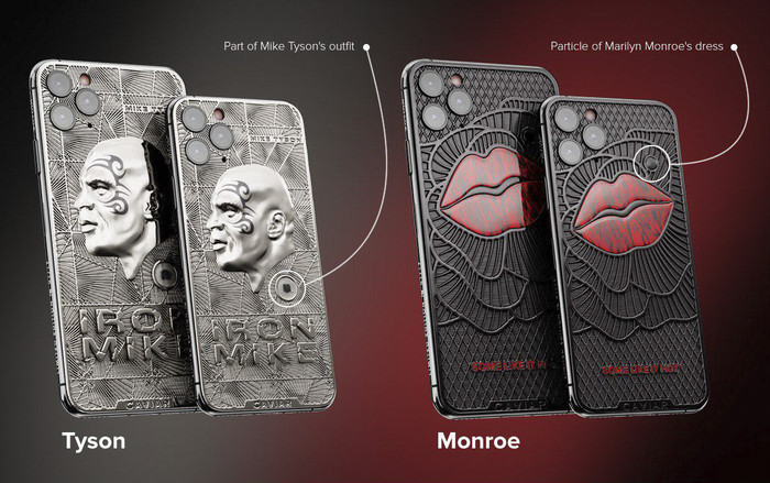 Hãng độ xa xỉ ra mắt iPhone 11 Pro phiên bản Mike Tyson và Marilyn Monroe, chỉ bán giới hạn 50 chiếc Ảnh 2