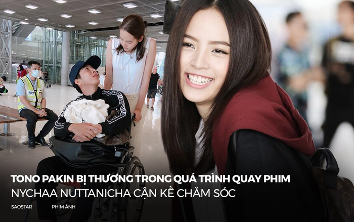 Tono Pakin bị thương trong quá trình quay phim, Nychaa Nuttanicha cận kề chăm sóc, phủ nhận việc cướp vai của đàn chị Matt Peranee Ảnh 2