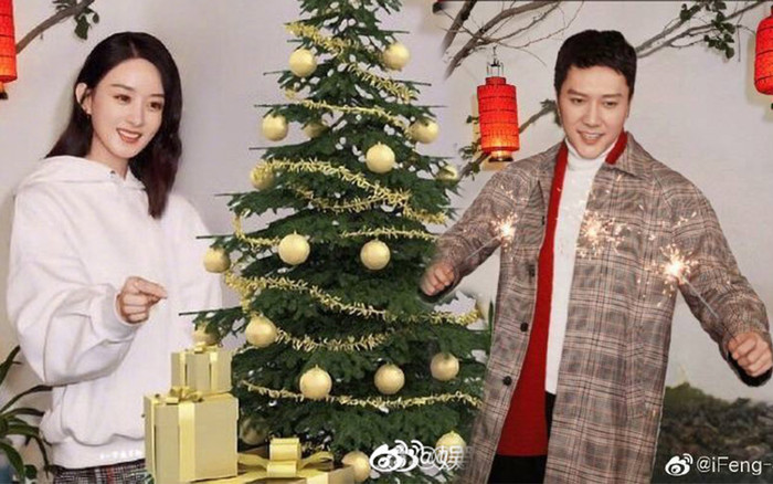 Fan hai nhà Triệu Lệ Dĩnh - Phùng Thiệu Phong xóa thần tượng đối phương ra khỏi ảnh chụp chung Ảnh 2