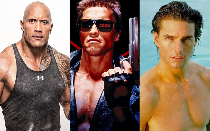 Các huyền thoại cơ bắp đình đám Hollywood: Tom Cruise, The Rock có ngang tầm Arnold Schwarzenegger? Ảnh 2