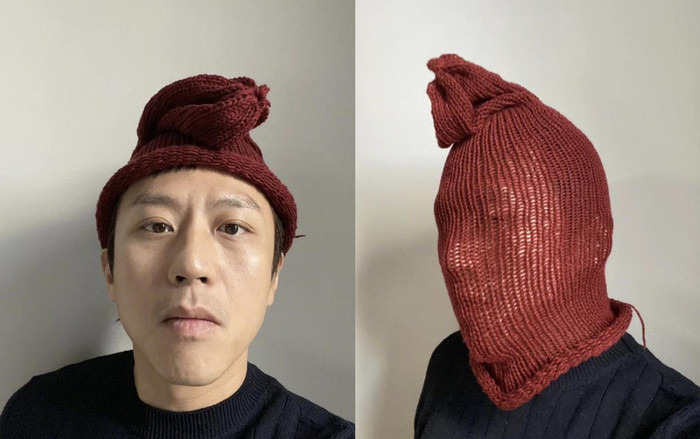 Nhận được nón len do bà xã Tôn Lệ tự tay làm, Đặng Siêu chụp hình selfie thể hiện tình yêu với vợ Ảnh 2