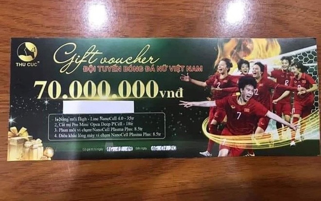 Bị tố đổi tiền thành voucher thẩm mỹ cho đội bóng đá nữ vô địch SEA Games 30, Bệnh viện Thu Cúc nói gì? Ảnh 2