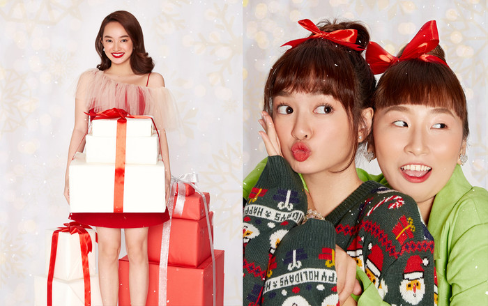 Kaity Nguyễn cùng 'hội chị em' tụ họp dịp cuối năm, thực hiện bộ ảnh 'xịn xò' mừng Giáng sinh 2019 Ảnh 2